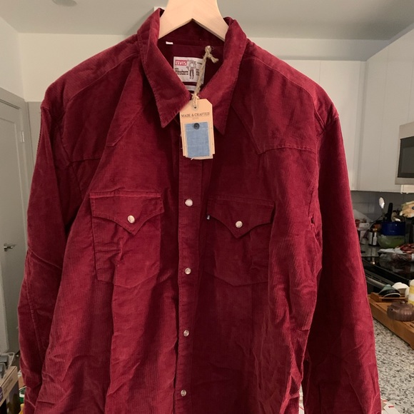 2012 Levis corduroy western shirt from “Levis vintage” collection. Unworn. - Picture 1 of 4